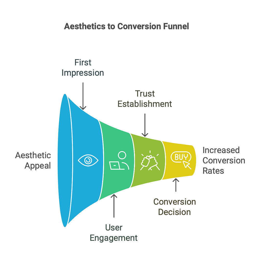 Aesthetics to Conversion Funnel